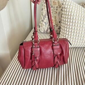 VINTAGE RED SHOULDER BAG